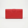 SAINT LAURENT レッドカバシックフラップクラッチバッグ 160353001 [P]