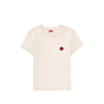 KENZO Bokeh Blumen Stickerei T-Shirt 26SS Ecru 160627824 [P]