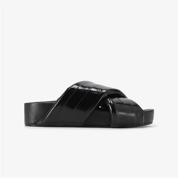 JIL SANDER パディッドストラップ女性シューズスリッパ 160627868 [P]