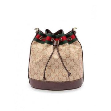 GUCCI Klein Größe Bucket Bag Sand/Dunkelbraun A002GW FAF79 8547 160628112 [P]