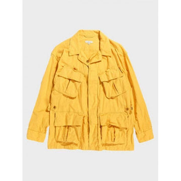 ENGINEERED GARMENTS Jungle Fatigue Jacket C Yellow Cotton Shitting MP247 ND033 160628338 [P]