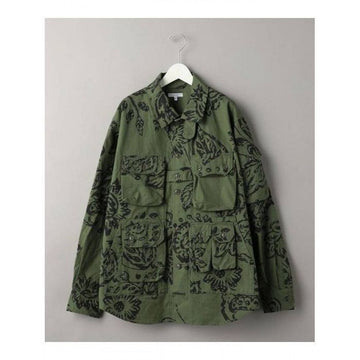 ENGINEERED GARMENTS Explorer Hemdjacke Olive Floral MP228 CT243 160628345 [P]