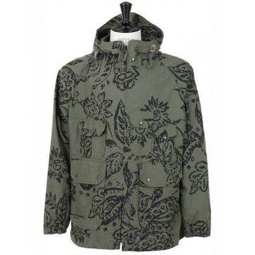 ENGINEERED GARMENTS Atlantic パーカー オリーブ フローラル プリント MP192 CT243 160628347 [P]