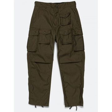 ENGINEERED GARMENTS FA Pant Olive CP Weather Poplin 23F1F016 NQ297 EU001 160628381 [P]