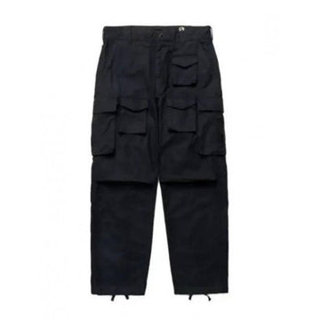 ENGINEERED GARMENTS FA パンツ A ブラック コットン ブラシ H 160628525 [P]