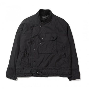 ENGINEERED GARMENTS Moto Jacket A Black Nyco Twill 160628548 [P]
