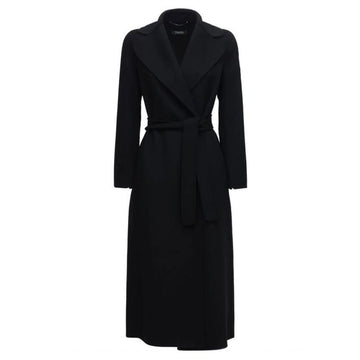 MAXMARA Langer Wollmantel Schwarz 2390161033 013 60317202 [P]