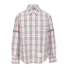 THOM BROWNE 26 Plaid Check Poplin Armband Oversize Hemd 160646394 [P]