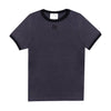 COURREGES 125JTS017 JS0203 B155 Logo Contrast Ringer T-Shirt Damen 146392152 [P]