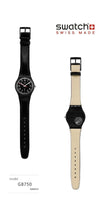 Swatch GB750 RED SUNDAY Unisex Leather Watch 145683047 [P]