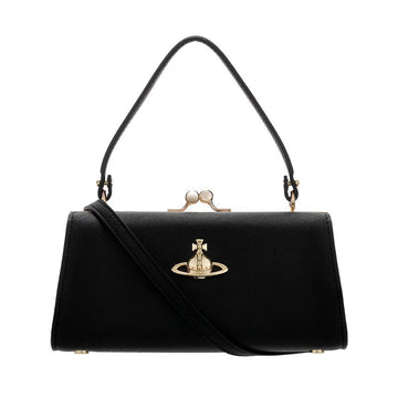 Vivienne Westwood Saffiano Frame Pulse Tote Bag XL 144731587 [P]