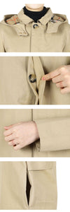 Burberry Kids Vintage Check Hooded Coat Jacket (Beige) 8104786 12,14Y (suitable for adults) 124404659 [P]