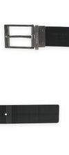 Burberry Reversible Check Iron Gray Belt (Graphite) 8127472 158566857 [P]