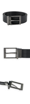 Burberry Reversible Check Iron Gray Belt (Graphite) 8127472 158566857 [P]