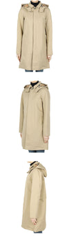 Burberry Kids Vintage Check Hooded Coat Jacket (Beige) 8104786 12,14Y (suitable for adults) 124404659 [P]