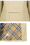 Burberry Kids Vintage Check Hooded Coat Jacket (Beige) 8104786 12,14Y (suitable for adults) 124404659 [P]