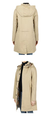 Burberry Kids Vintage Check Hooded Coat Jacket (Beige) 8104786 12,14Y (suitable for adults) 124404659 [P]