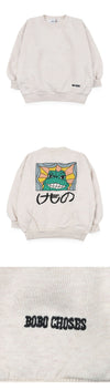 BOBO CHOSES Kids Beast Sweatshirt (Ecru) B226AC035 251 160684834 [P]