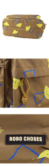 BOBO CHOSES Kinder Pixel Abduckung All Over Rucksack (Braun) B226AI067 211 160684967 [P]
