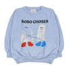 Bobo Choses Kids Booty Ghost Sweatshirt (Light Blue) B226AC031 451 160684801 [P]