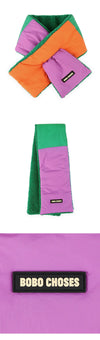 Bobo Choses Kids Color Block Fleece Muffler 160685006 [P]