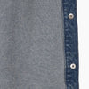AMI Herzlogo-Patch Übergröße Indigo Denim Hemd 160685610 [P]