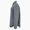 AMI Herzlogo-Patch Übergröße Indigo Denim Hemd 160685610 [P]