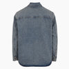 AMI Herzlogo-Patch Übergröße Indigo Denim Hemd 160685610 [P]