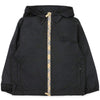 BURBERRY キッズチェッカーテープフードジャケット(ブラック) 8120201 A1189 12,14Y (成人着用可能) 155069560 [P]