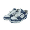 Louis Vuitton Trainer Monogram Denim Leather Sneakers Blue 1A9JGZ 160688999 [P]