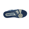 Louis Vuitton Trainer Monogram Denim Leather Sneakers Blue 1A9JGZ 160688999 [P]
