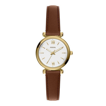Fossil Women’s Leather Watch ES5464 (Carlie) 155592639 [P]
