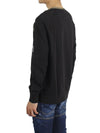 CP COMPANY Sweatshirt mit Reißverschlussdetail und Linsenaufnäher (Schwarz) 06CMSS002A 005353W 999 160690500 [P]