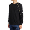 CP COMPANY Sweatshirt mit Reißverschlussdetail und Linsenaufnäher (Schwarz) 06CMSS002A 005353W 999 160690500 [P]