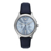 ARMANI [Offizielles Original] Dario Chronograph Herren Lederuhr 154121080 [P]