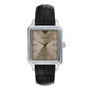 ARMANI Herren Leder Uhr Quadrat 152888658 [P]