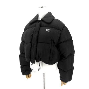 MIU MIU Logo Cropped Damen Short Puffer Jacket ML719 160694675 [P]