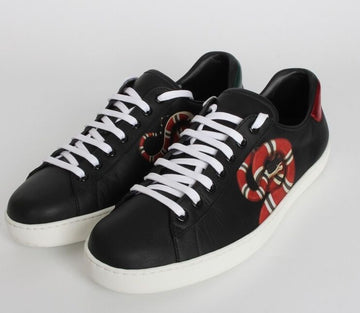 GUCCI キングスネーク エース ブラック スニーカー 9(280) 160694869 [P]