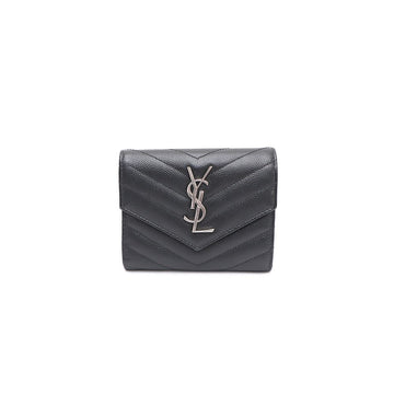 SAINT LAURENT Damen Compact Geldbörse 403943 Monogramm 3-fach 160695207 [P]