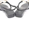 CHANEL Damen Sandalen aus Lammleder mit Kamellienriemen G37117 160695269 [P]