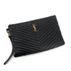 Saint Laurent Monogram Matelassé Gold Clutch New Medium 550803-458 160696229 [P]