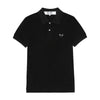 COMME DES GARCONS 半袖 AX-T066-051 1 プレイ ブラック ハート ワッペン ポロ 137667251 [P]