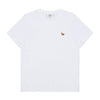 MAISON KITSUNE Kurzarm T-Shirt mit Fuchs-Patch 155996572 [P]