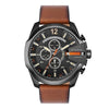Diesel Mega Chief Chronograph Men's Leather Watch DZ4343 147440639 [P]