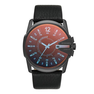 DIESEL メガ チーフ 男性用 レザー ウォッチ DZ1657 147329787 [P]