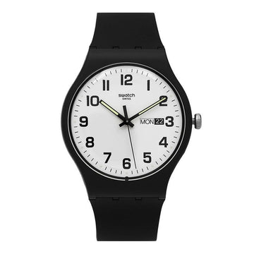 SWATCH CLASSIC TWICE AGAIN Unisex-Uhren aus Polyurethan 146946312 [P]