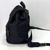Prada Triangle Logo Nylon Buckle Backpack Black (1BZ005) 160698044 [P]