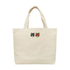 MAISON KITSUNE Doppelter Fuchs Kopf Patch Tote Bag OW511CFWW0096 P700 144569636 [P]