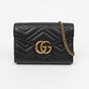 GUCCI Mini-Chain Bag Matelassé Schwarz 160363459 [P]