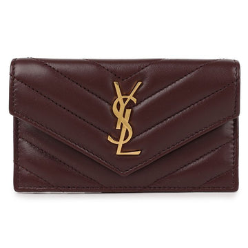 Saint Laurent Cassandra Fragment Flap Card Case 148993351 [P]